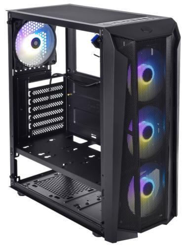 Корпус Qube BOREY без БЖ/Mini Tower/ATX/Mini ITX/1хUSB 3.0/2хUSB 2.0 Чорний (BOREY_F5NU3)