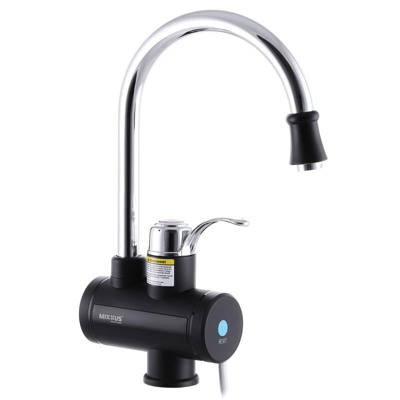 Проточный водонагреватель MIXXUS Electra 240-E с индикатором температуры Черный (OL-MI2828) - фото 2 Проточный водонагреватель MIXXUS Electra 240-E с индикатором температуры Черный (OL-MI2828) - фото 2