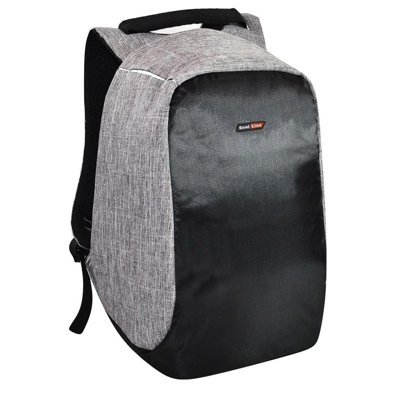 Рюкзак городской SEMI LINE 17 Grey/Black (8387)