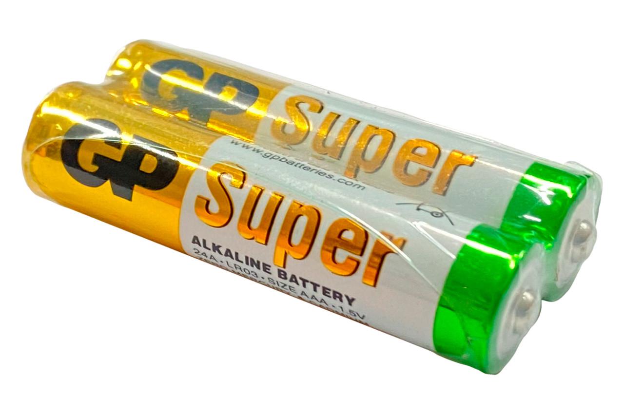 Батарейка лужна GP Super AAA LR03 Р-1051 2 шт. (2781394938)