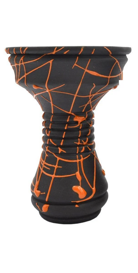 Чаша для кальяна Gusto Bowls Killa Bowls Black/Glaze Orange (18072023-25)