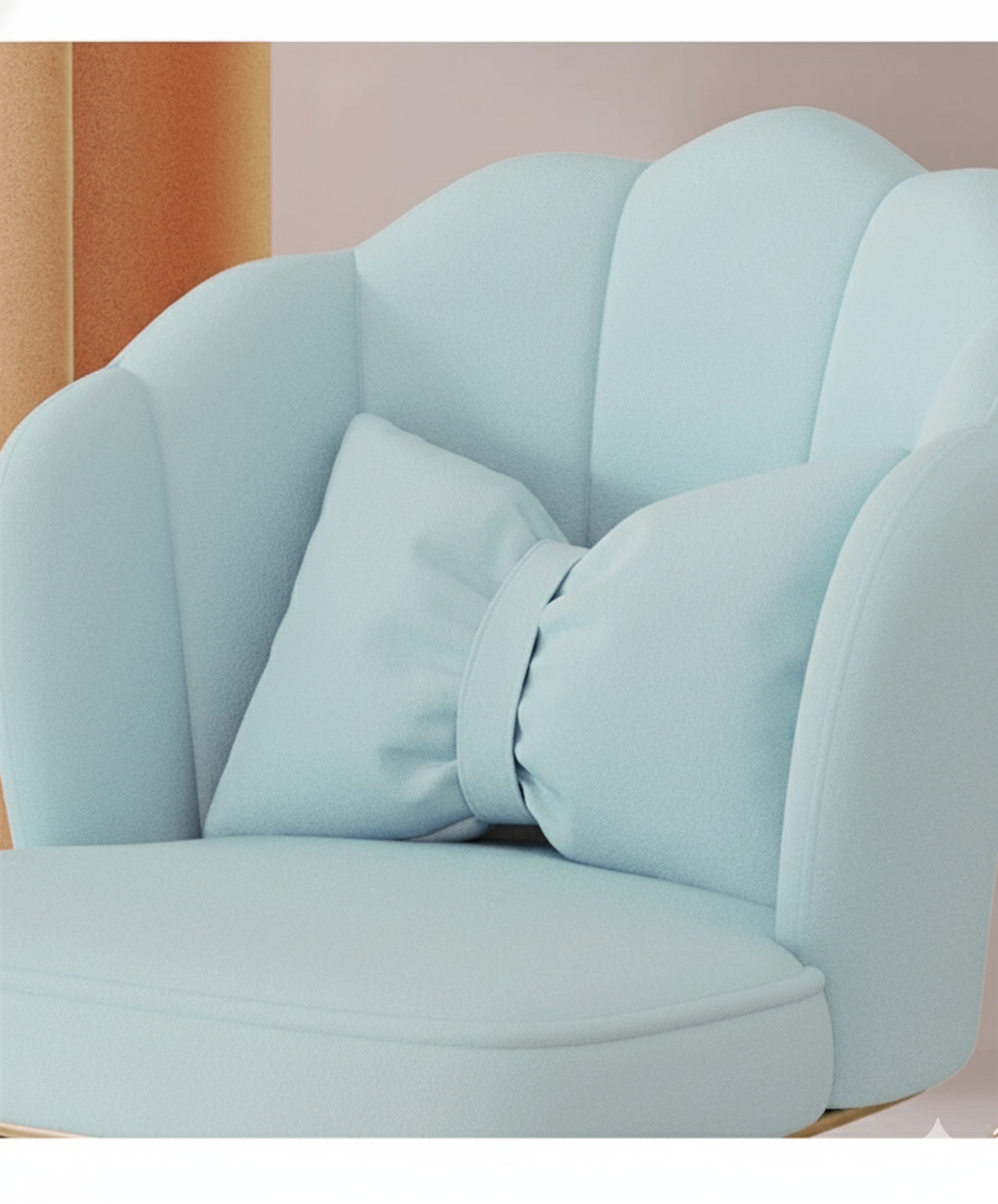 Крісло дитяче обертове JUST SIT BUENO вельвет Синій (30653369) - фото 5 Крісло дитяче обертове JUST SIT BUENO вельвет Синій (30653369) - фото 5