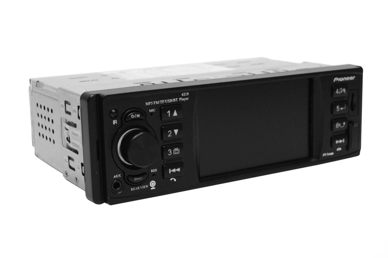 Автомагнітола Pioneer 4219 MP5 USB/microSD/FM/AUX екран 4,1" з Bluetooth та GPS 4x50 Вт