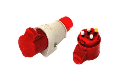 Силовая розетка E.NEXT 3P+PE 32А 400 В стационарная IP44 Красный (126S) Силовая розетка E.NEXT 3P+PE 32А 400 В стационарная IP44 Красный (126S)