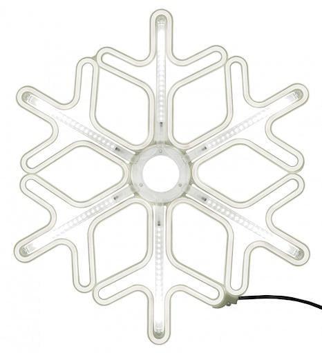 Неонова сніжинка 60х60 см з ефектом краплі Cold White (8720092)