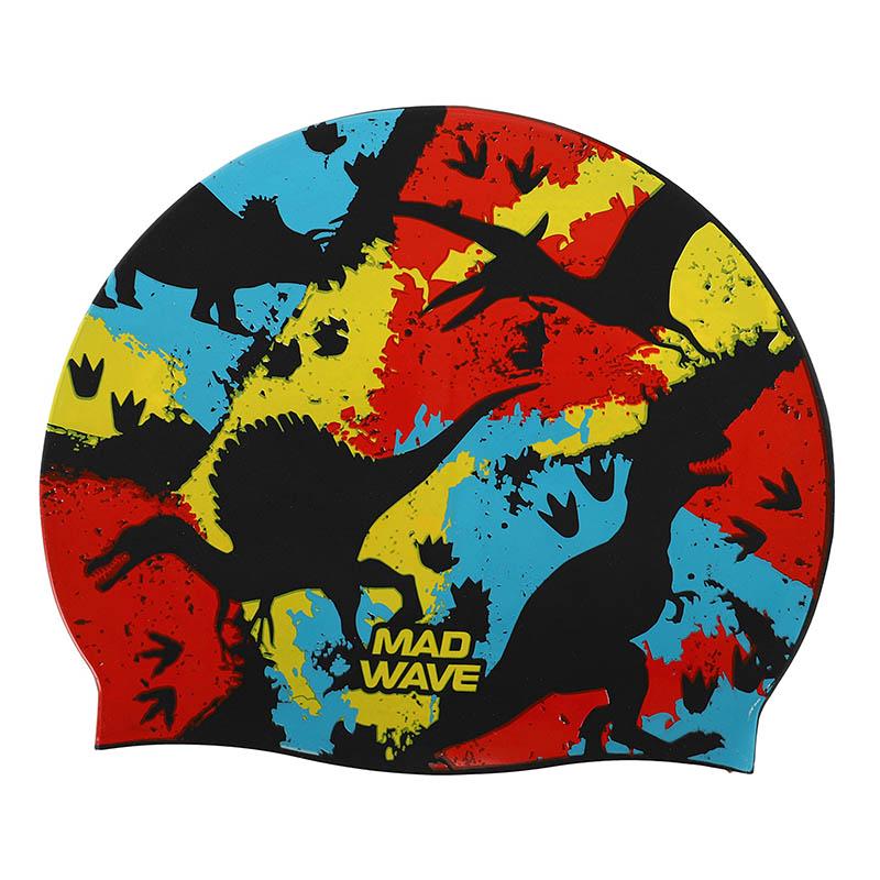 Шапочка для плавания Mad Wave для взрослых Jurassic M055323 Мультиколор (60444250) Шапочка для плавания Mad Wave для взрослых Jurassic M055323 Мультиколор (60444250)