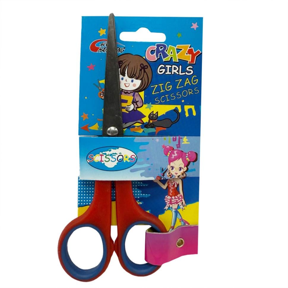 Ножницы канцелярские детские Color-it №6 Scissors C длина лезвия 7,5 см/14,3 см Красный (SC-403-B-21)