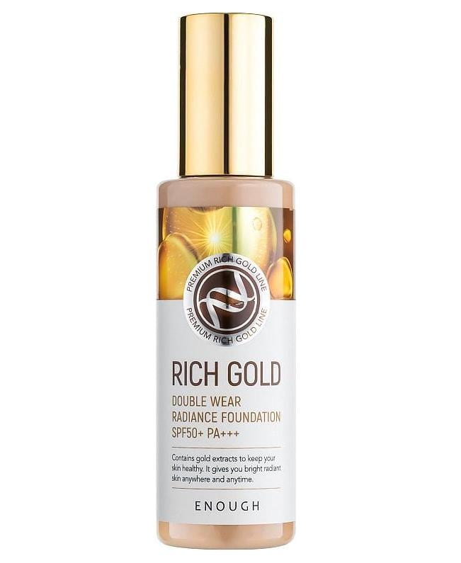 Тональний крем зволожуючий Enough Premium Rich Gold Double Wear Radiance Foundation № 21 (2154285940)