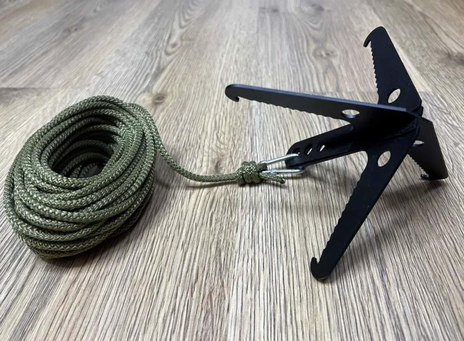 Комплект для разминирования саперный крюк/карабин/паракорд 10 м (92346500)