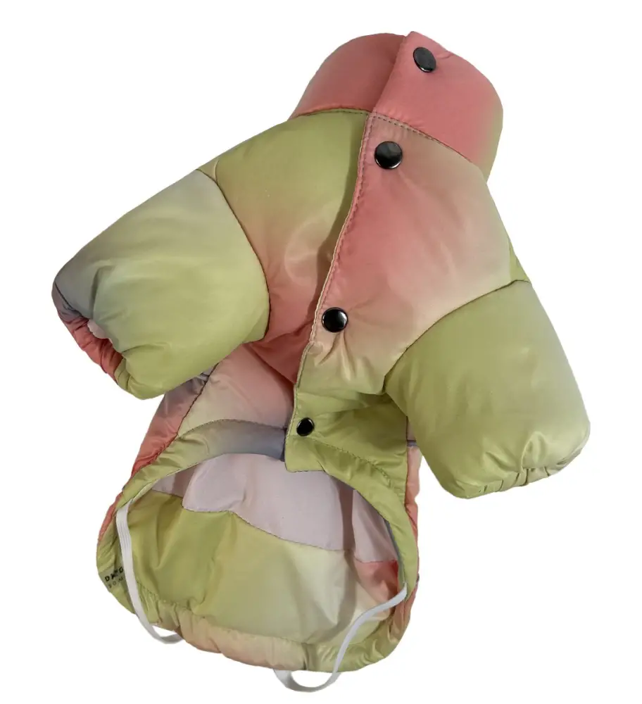 Куртка Dogs Bomba с фиксаторами р. 8 Тайдай желтый (K-84/8) - фото 2