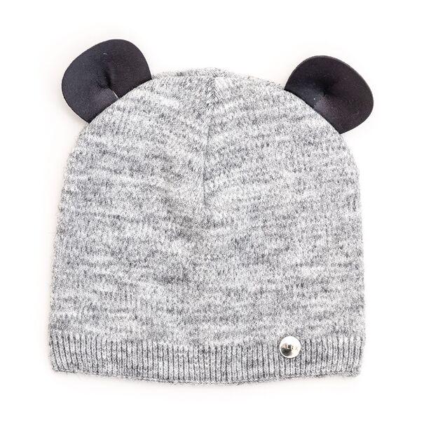 Шапка детская для мальчиков Джери D879 флис 44-48 см Светло-серый