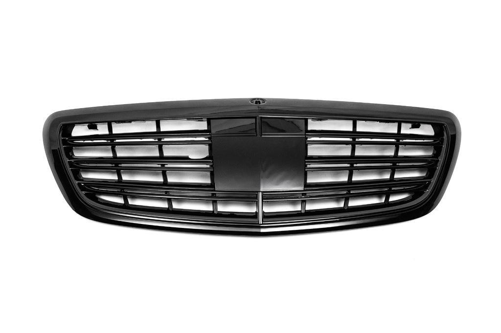 Решетка радиатора Cixtai AMG без NightVision для Mercedes S-сlass W222 abs-пластик Черный (131499)