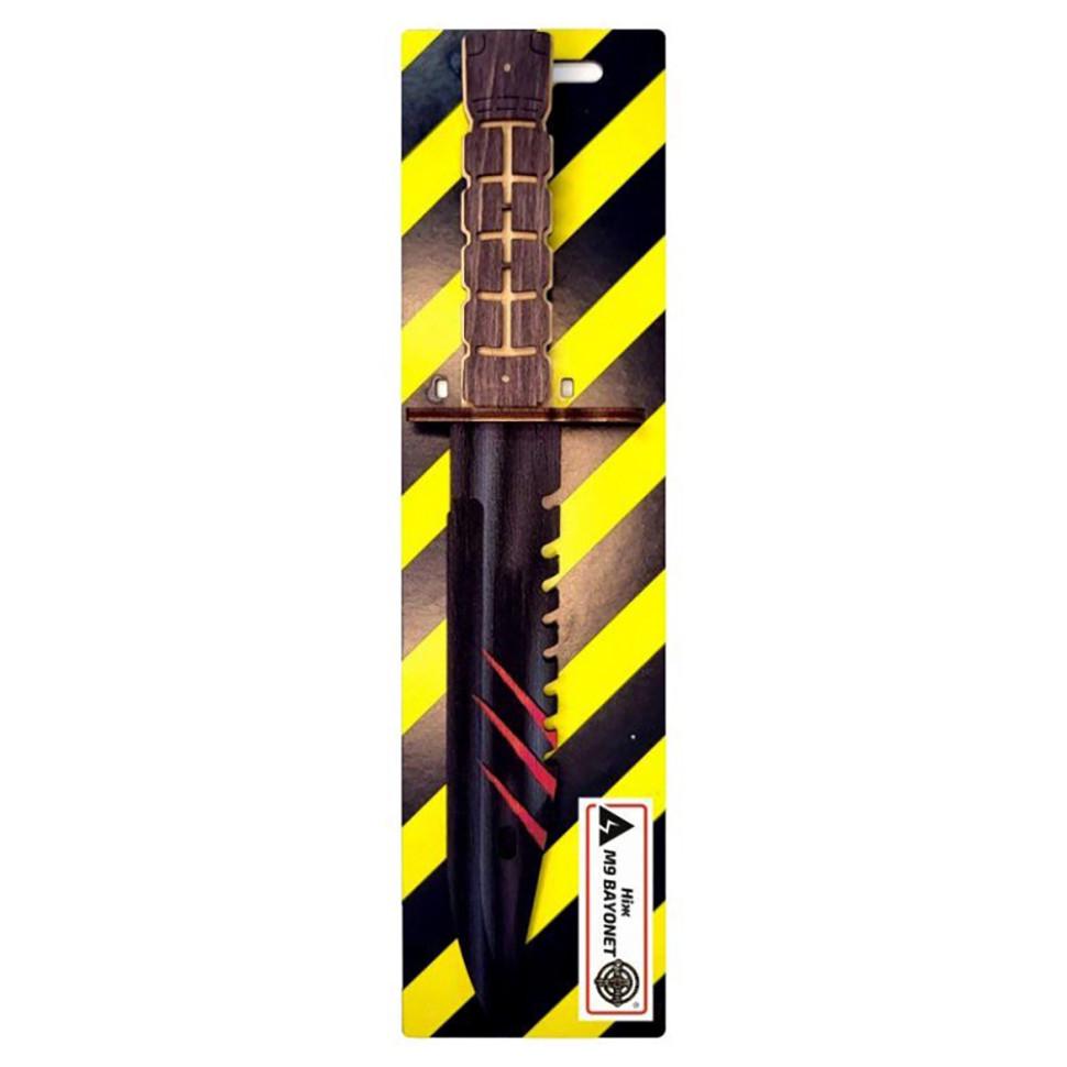 Нож сувенирный деревянный M-9 BAYONET от 6 лет 27 см (ID-180-D-165)