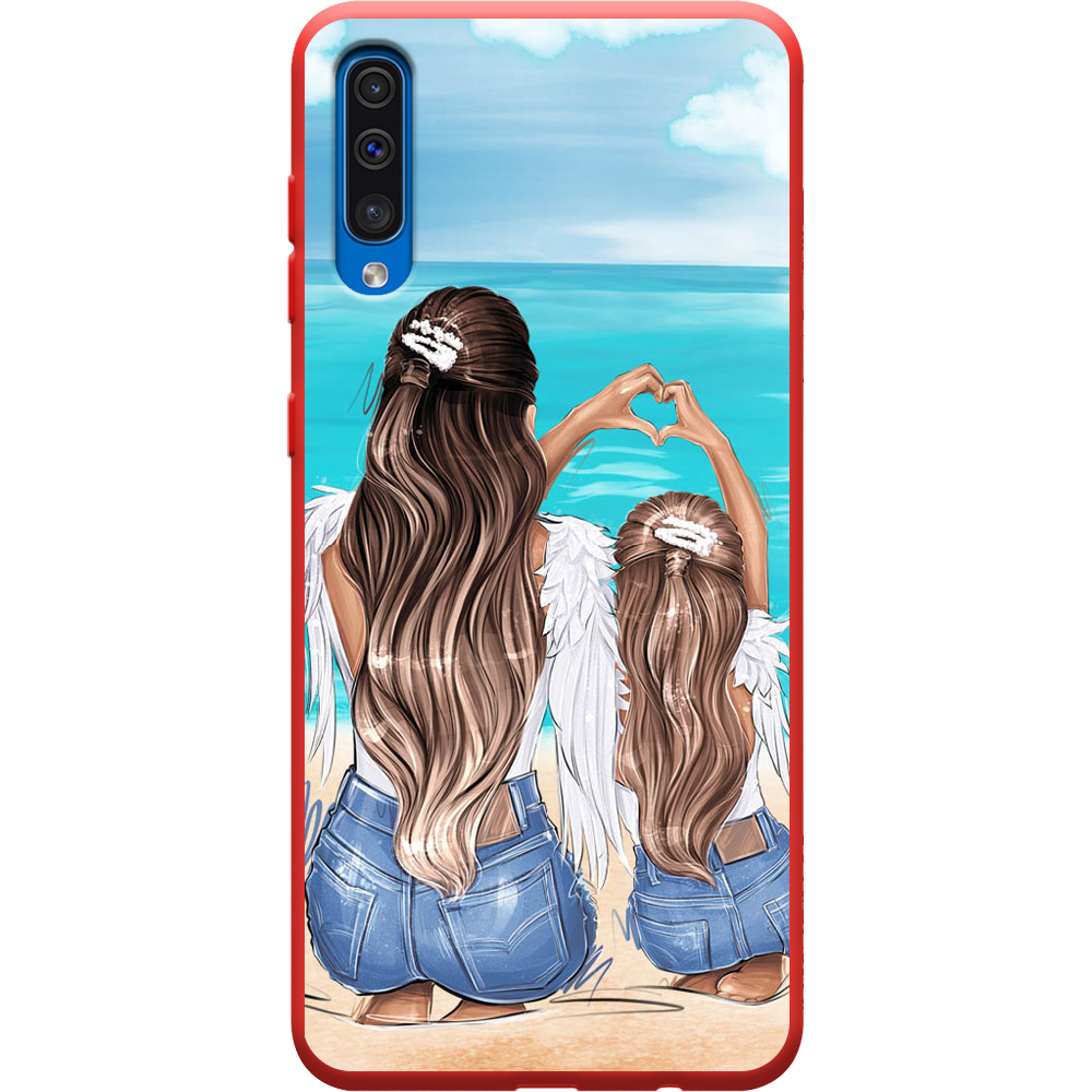 Чохол Boxface Samsung A505 Galaxy A50 Family Vacation Червоний силікон  (36417-up2380-37013)