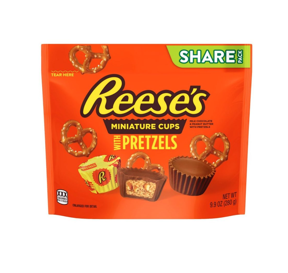 Шоколад Reese's Miniature Cups with Pretzels 280 г (1474299961)