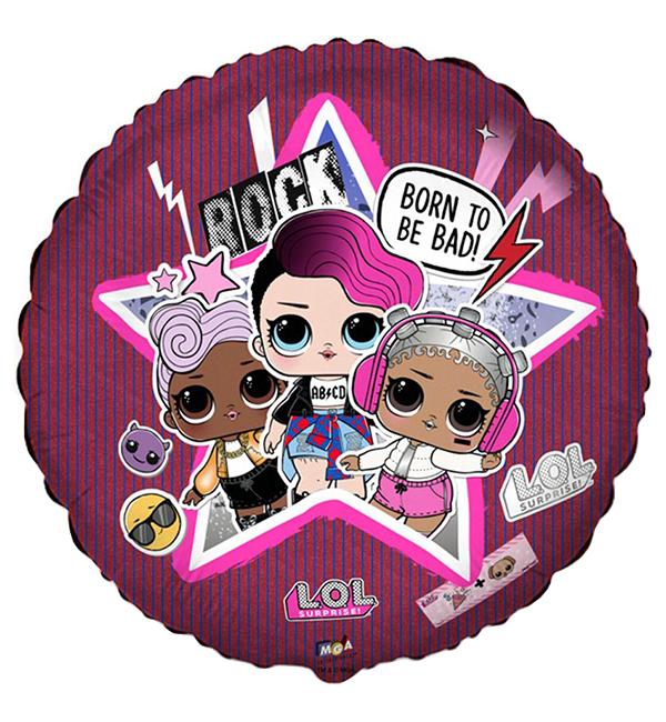 Воздушные шарики Lol rock 45 см (514580)