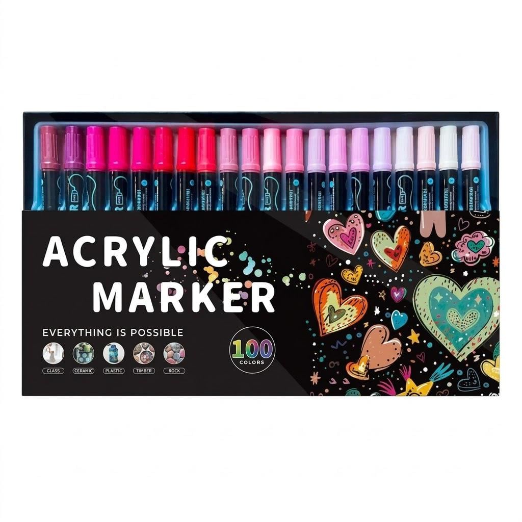 Набір маркерів акрилових Acrylic Marker 72 Colors Everything is Possible (35221579)