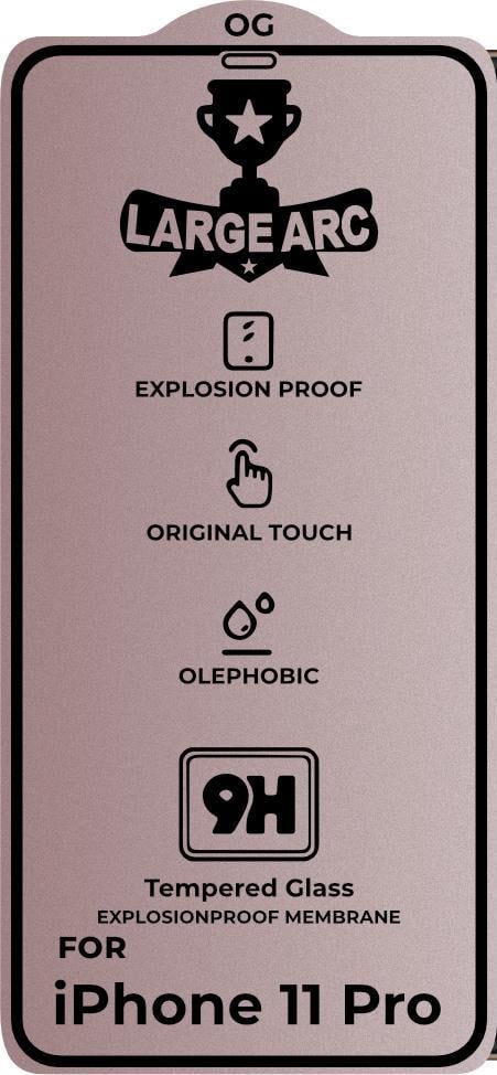 Захисне скло Large Arc для iPhone 11 Pro Full Glue (24731)