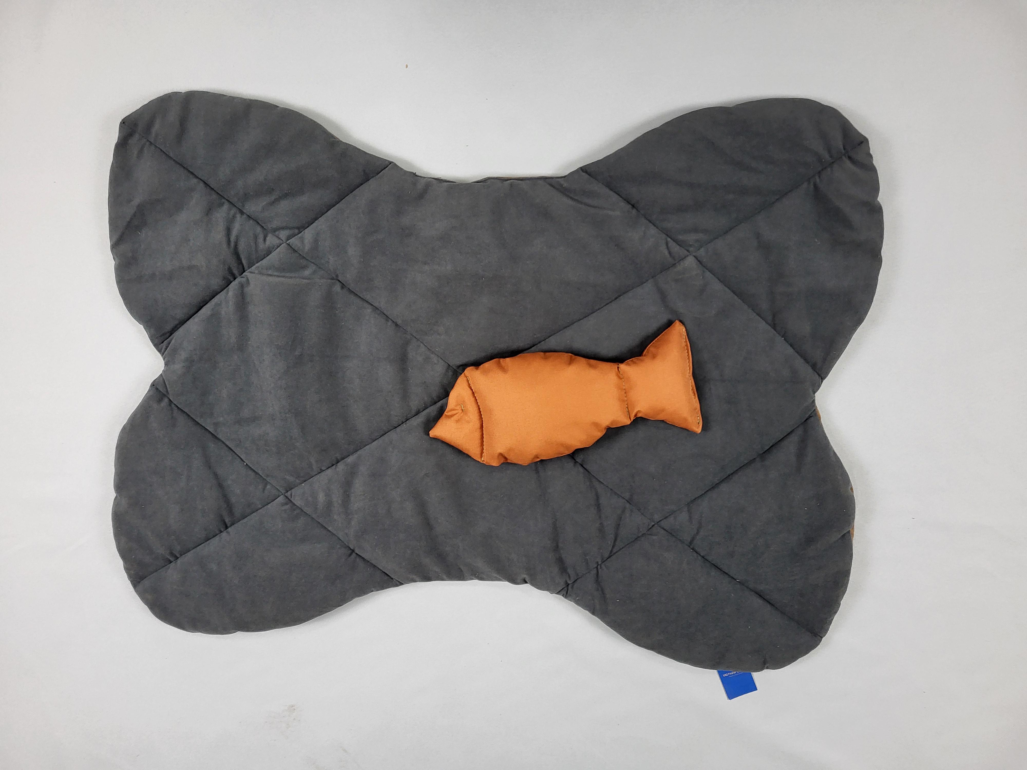 Коврик для животных Косточка 40х30 см Коричнево-серый (1468) - фото 4