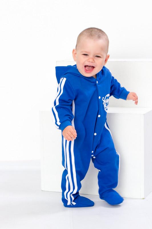 Комбинезон ясельный для мальчика Носи свое Super Baby р. 20 Джинсовый (5001-023-33-4-v2)