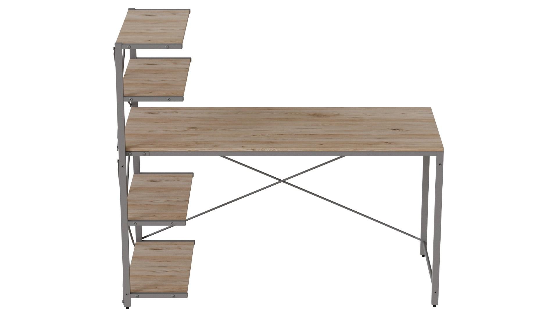 Компьютерный стол Ferrum-decor Джек ДСП 75x120x70 см Серый/Дуб Сан-Марино (FRD-105414)