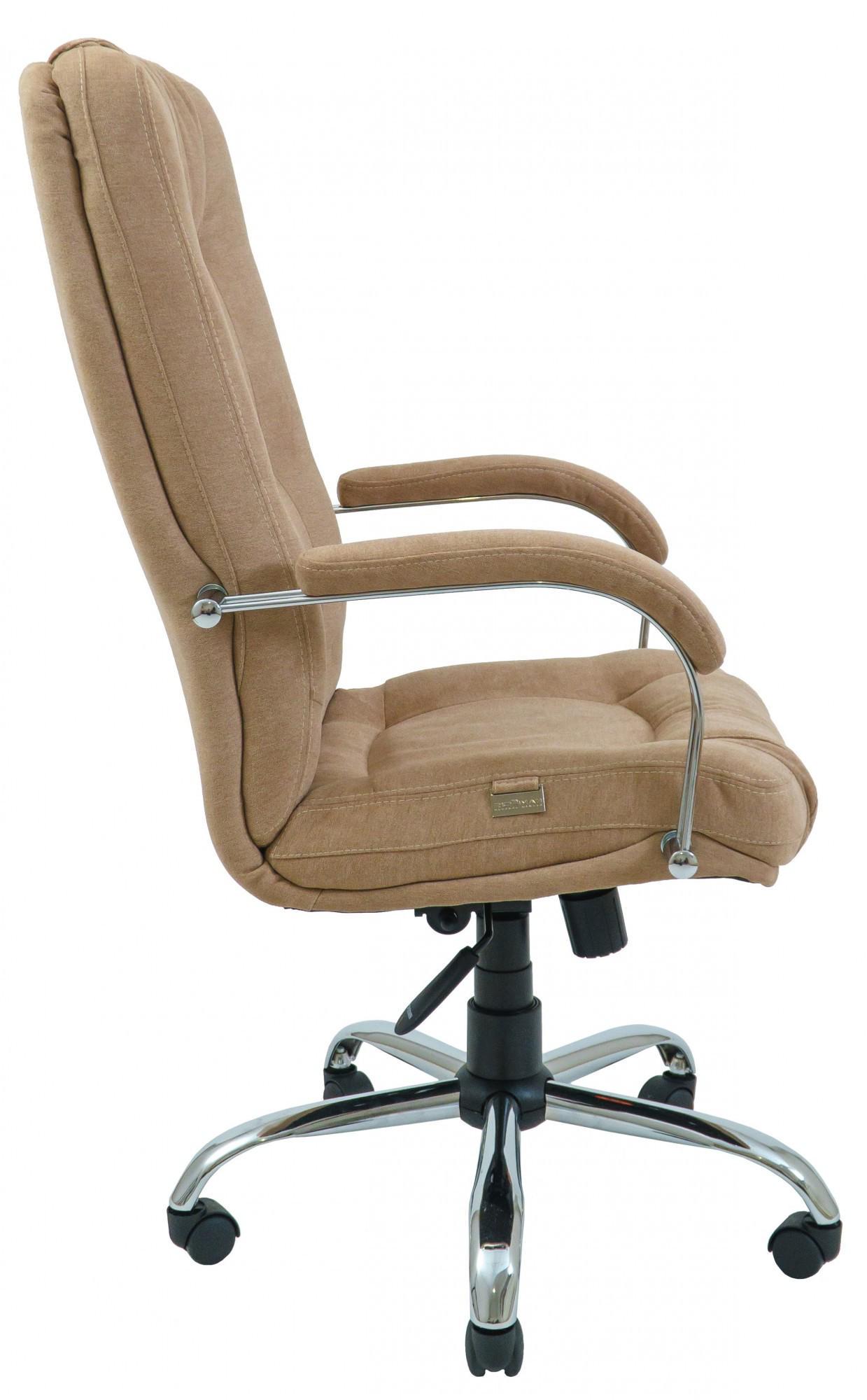 Кресло офисное компьютерное Alberto Мисти Cream Хром М1 Tilt Бежевый - фото 3 Кресло офисное компьютерное Alberto Мисти Cream Хром М1 Tilt Бежевый - фото 3