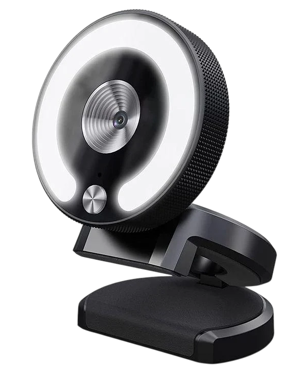 Веб-камера з мікрофоном зі штативом/світлодіодним підсвічуванням і регулюванням яскравості Веб-камера з мікрофоном зі штативом/світлодіодним підсвічуванням і регулюванням яскравості