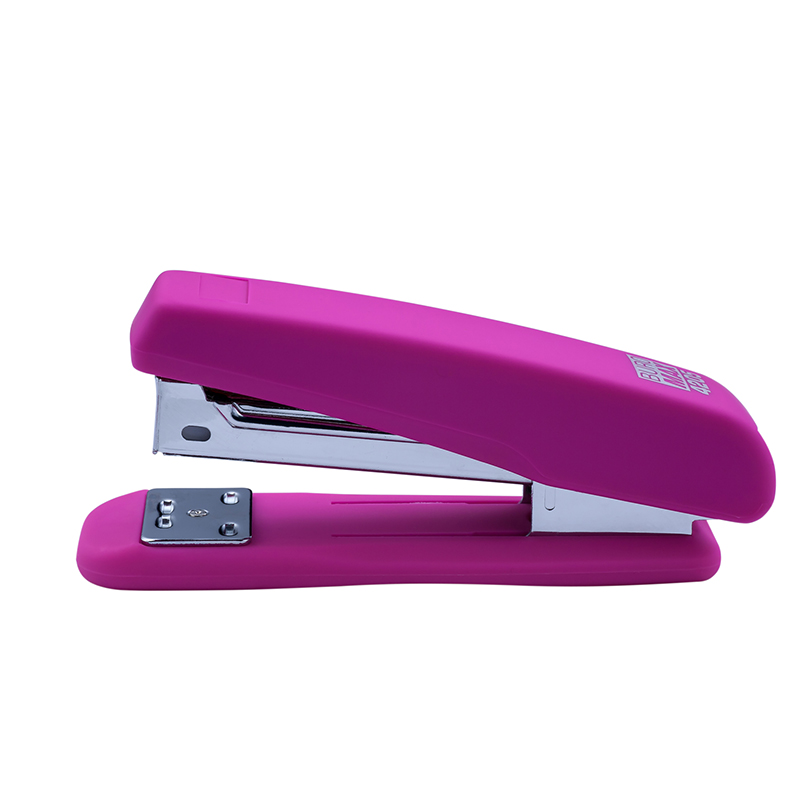 Степлер Buromax Rubber Touch до 20 листов Розовый (BM.4205-10)