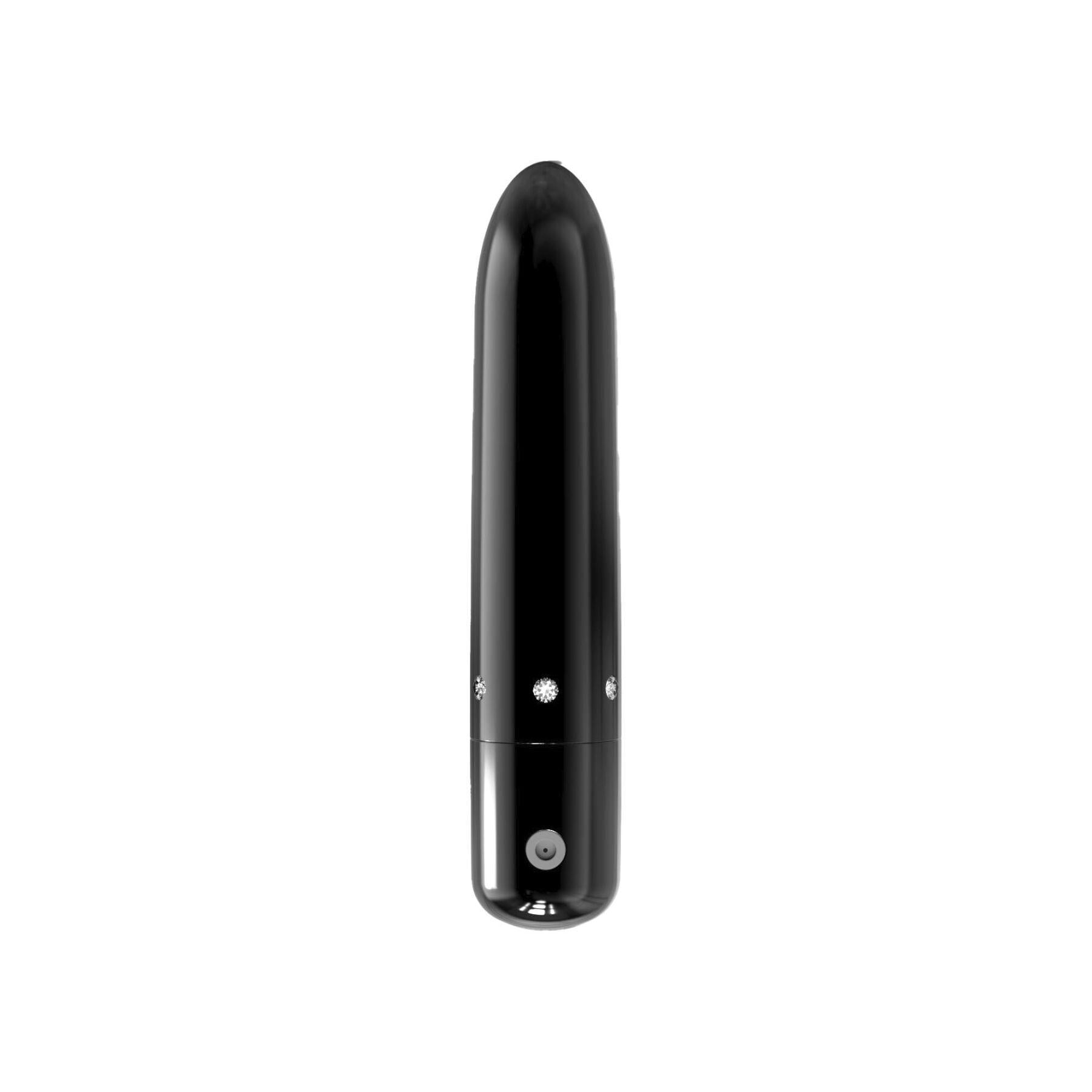 Вибропуля PowerBullet Pretty Point Rechargeable 10 см Черный (40758)