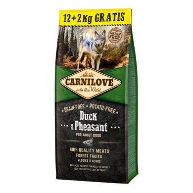 Сухой корм для взрослых собак всех пород Carnilove Duck&Pheasant 12 и 2 кг Утка и фазан