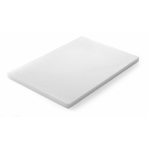 Доска разделочная Yelkar Plastik закругленные края HACCP 375x500x10 мм White (YP 3750-1)
