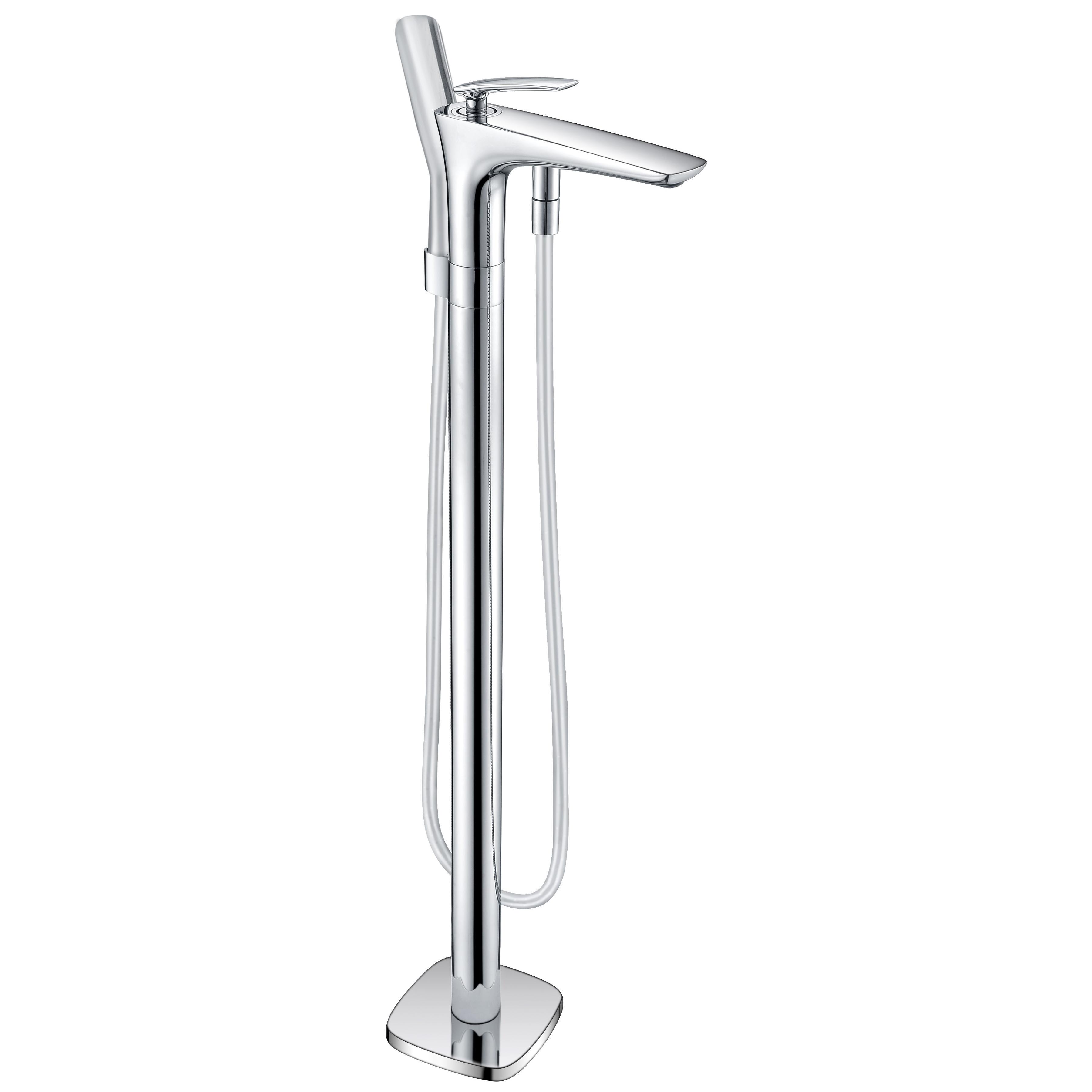 Смеситель для ванны отдельностоящий VOLLE 12-33-101 Хром (ANT-63747)