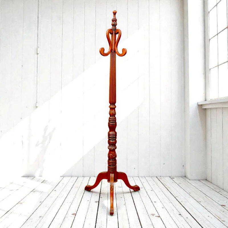 Вешалка для одежды напольная Giorgio Butnari красного дерева махагон (HK-748)