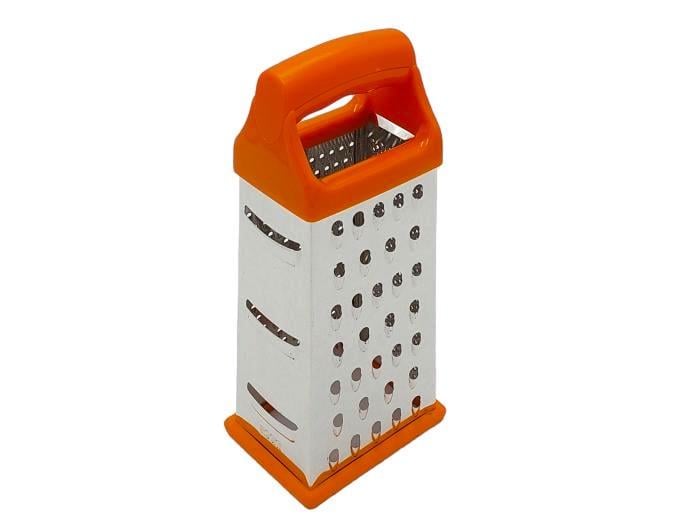 Тертка кухонна чотиристороння для овочів нержавіюча сталь 21 см (18342)