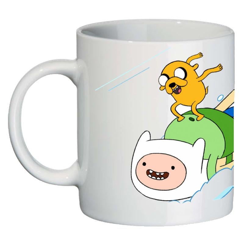 Кружка с принтом SuperCup Время приключений (SC-ATR-007)