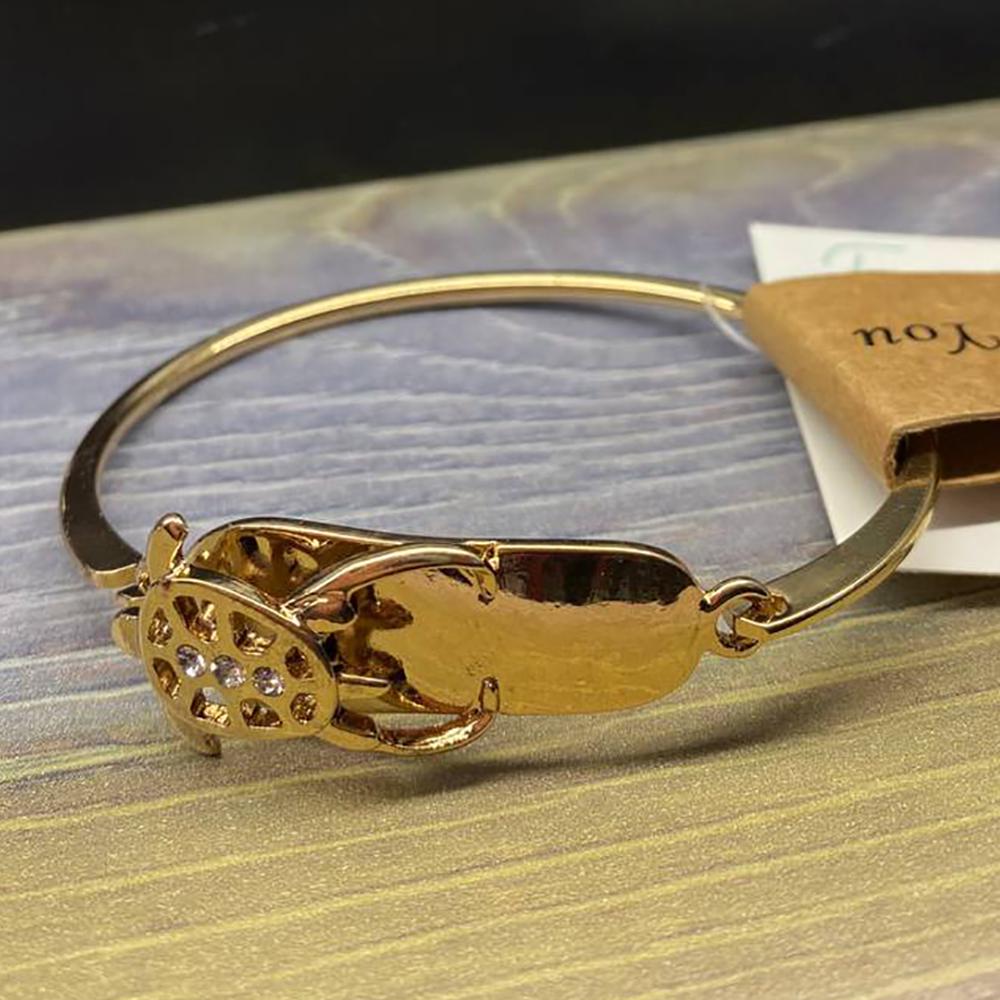 Браслет PG03873 с раковиной нержавеющая сталь 6 см (6306)