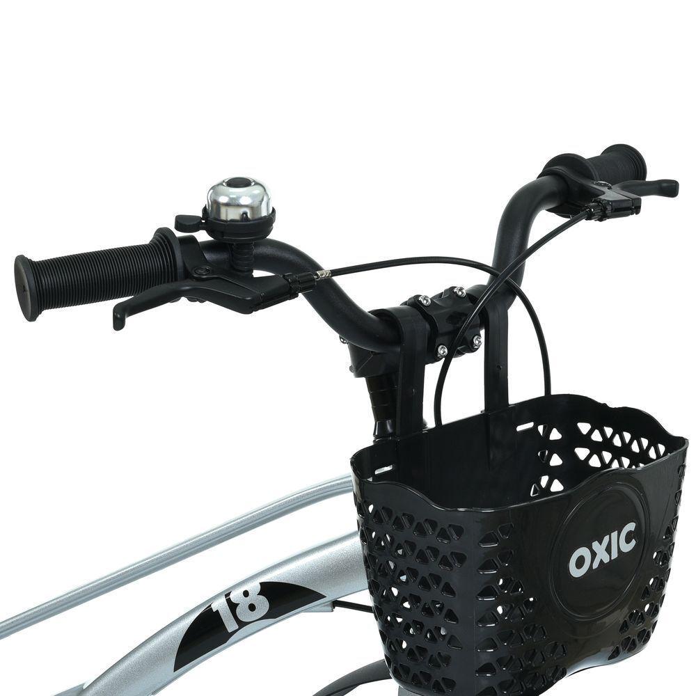 Дитячий велосипед PROF1 Oxic 18" магнієвий з кошиком Сірий - фото 3 Дитячий велосипед PROF1 Oxic 18" магнієвий з кошиком Сірий - фото 3