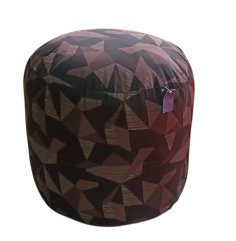 Пуф м'який з абстракціями 49x40 см (1652903672)