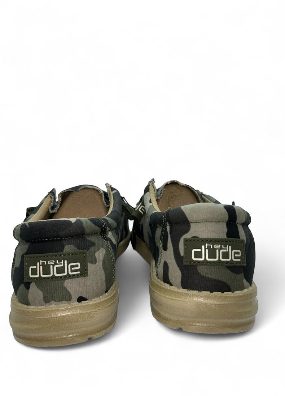 Мокасины мужские Hey Dude Wally 110067003 р. 45 29,3 см Камуфляж (2775673799) - фото 2