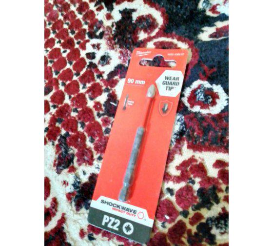 Біта Milwaukee Shockwave PZ2 90 мм 1 шт. (4932430867) - фото 7 Біта Milwaukee Shockwave PZ2 90 мм 1 шт. (4932430867) - фото 7