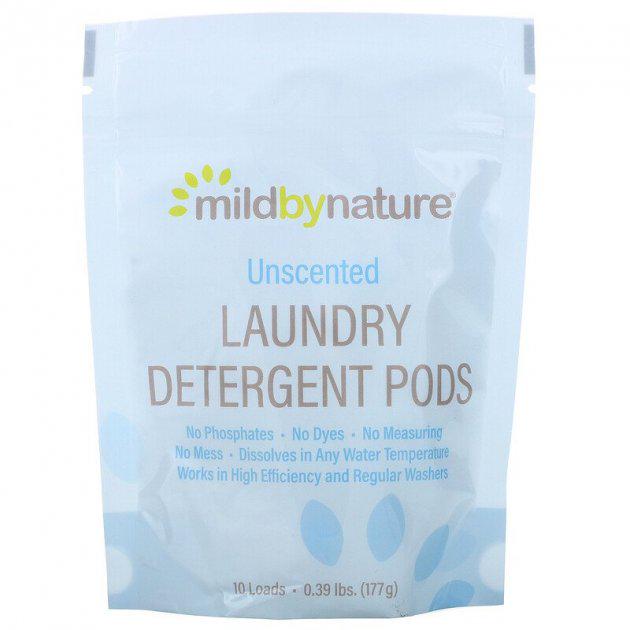 Капсулы для стирки Mild By Nature без запаха на 10 циклов стирки 177 г (MBN-01645)