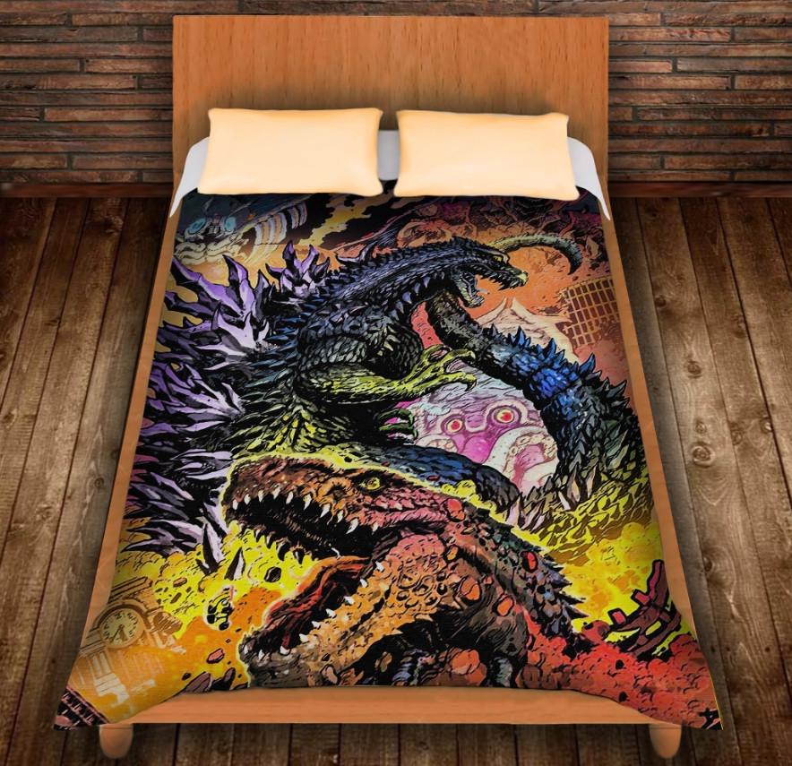 Плед с 3D принтом Comics Годзилла 150х200 см (epi_0217)