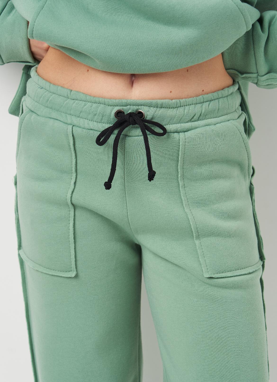 Спортивный костюм Вилена утепленный женский р. 52 Мятный (2288073077) - фото 6 Спортивный костюм Вилена утепленный женский р. 52 Мятный (2288073077) - фото 6