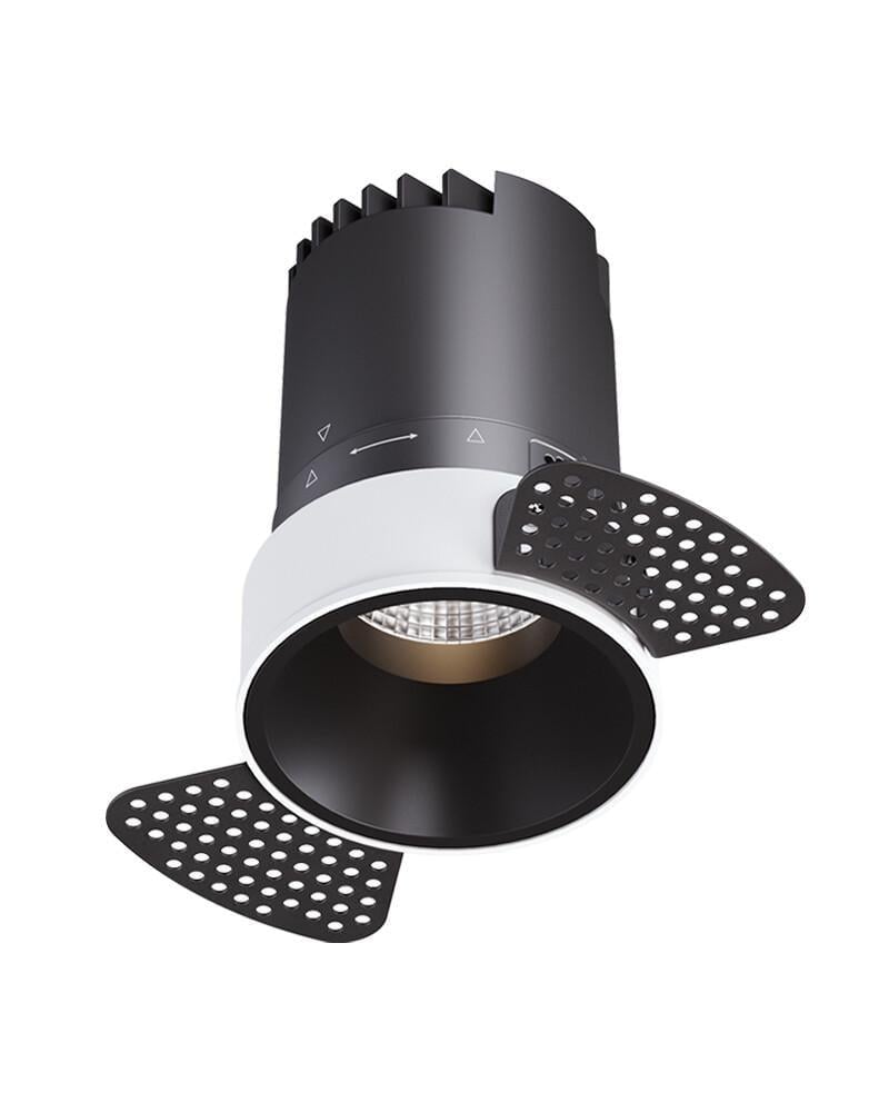 Точечный светильник Kloodi KD-GIRON134 TR 12W 3K 38D WH/REF-BK LED 840Lm IP20 Черный (36693264)