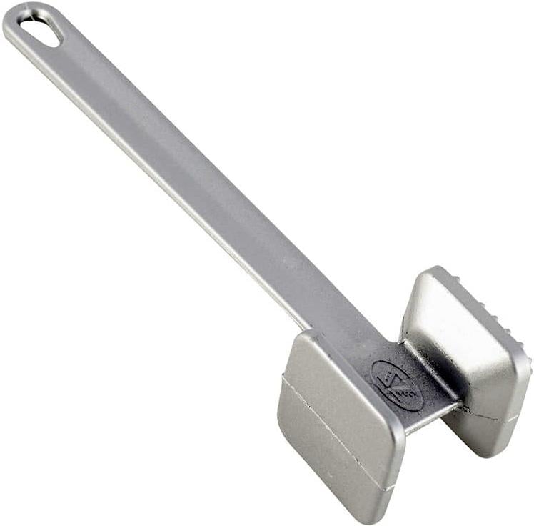 Молоток для отражения мяса Kamille двухсторонний алюминиевый 23 см - фото 5