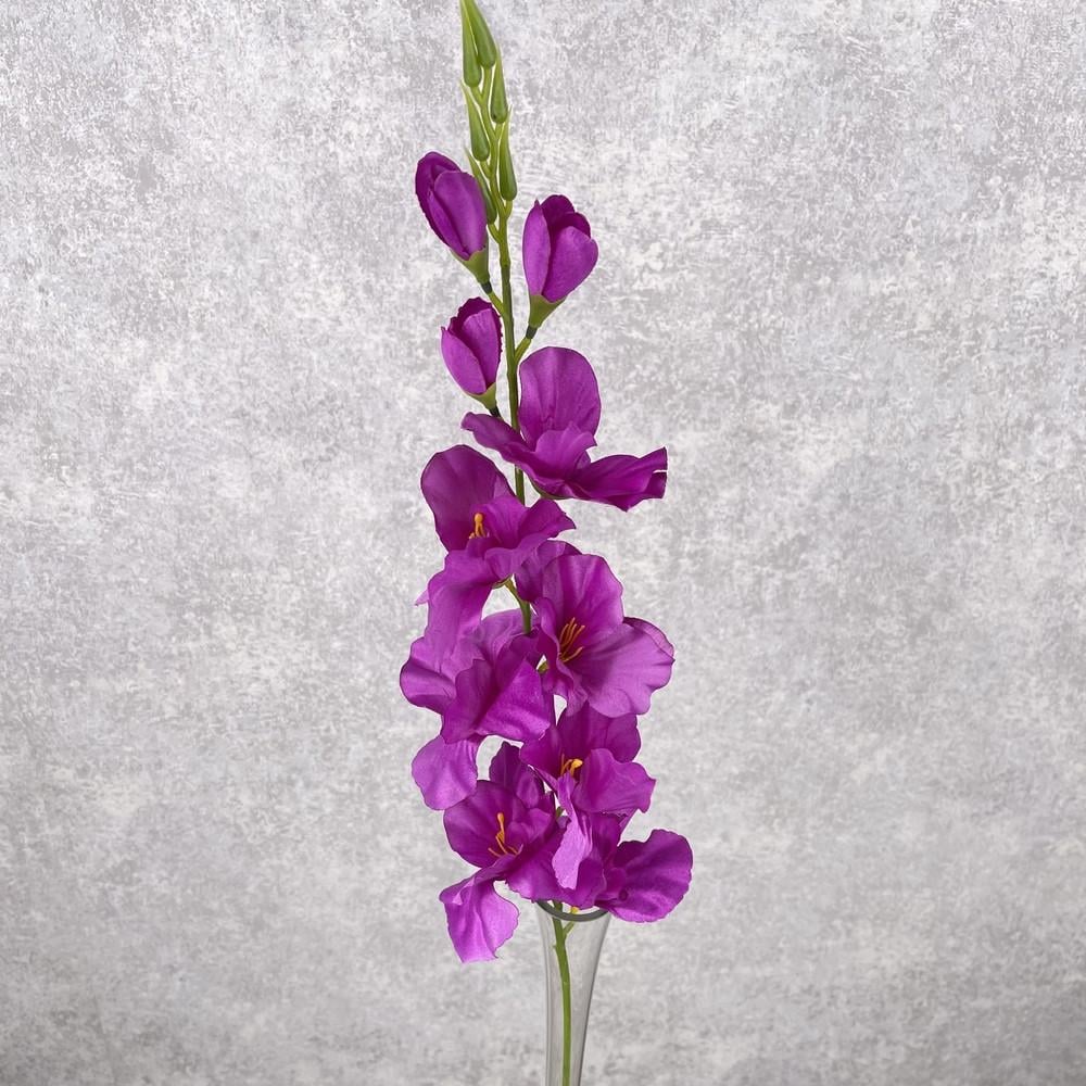 Цветок искусственный Гладиолус средний Фиолетовый (2767-2)