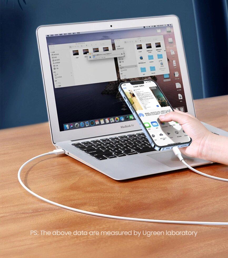 Кабель UGREEN US155 Lightning MFI White (20726) - фото 9