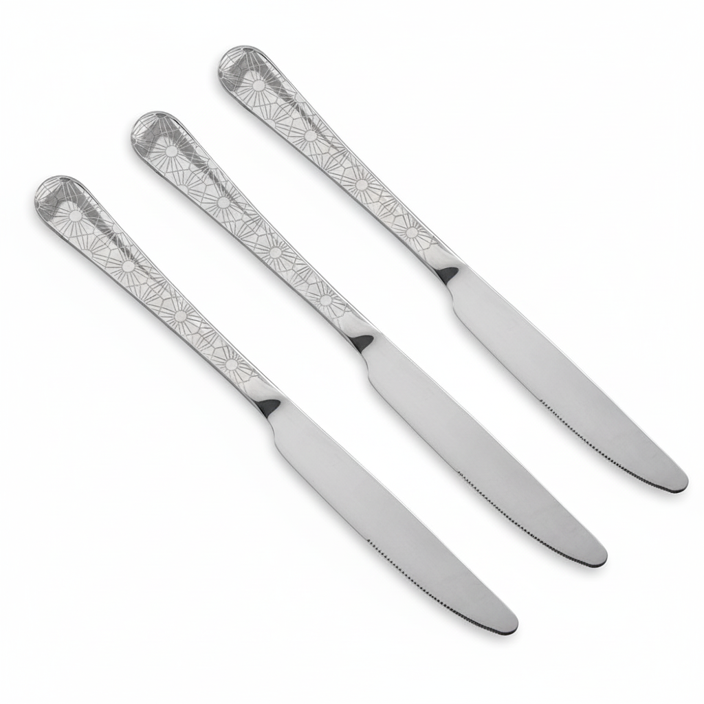 Набір столових ножів Cleopatra із нержавіючої сталі 3 шт.
