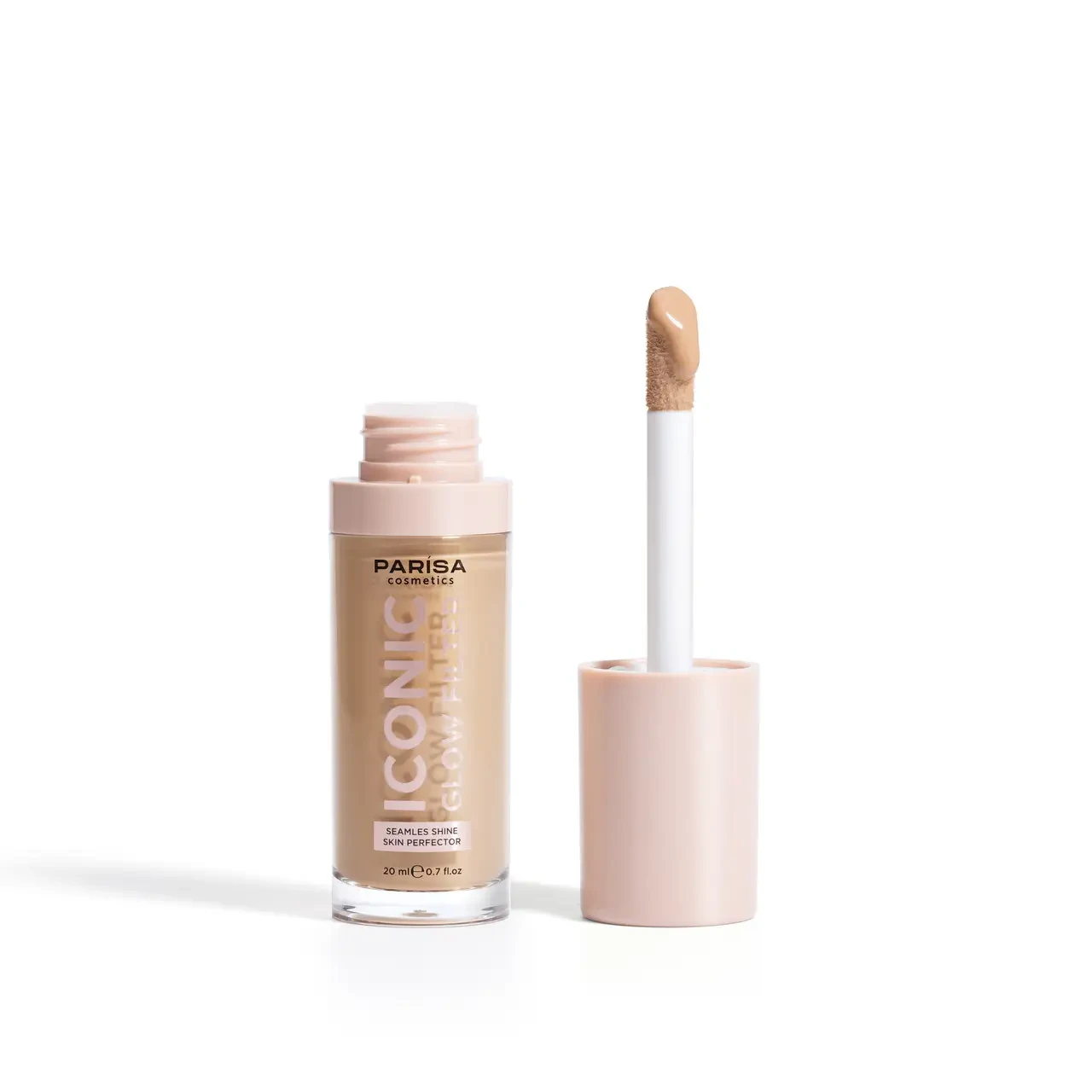 Тональная основа-флюид с эффектом сияния PARISA COSMETICS Iconic Glow Filter GFP2406 тон 605 Rosy Light - фото 2 Тональная основа-флюид с эффектом сияния PARISA COSMETICS Iconic Glow Filter GFP2406 тон 605 Rosy Light - фото 2