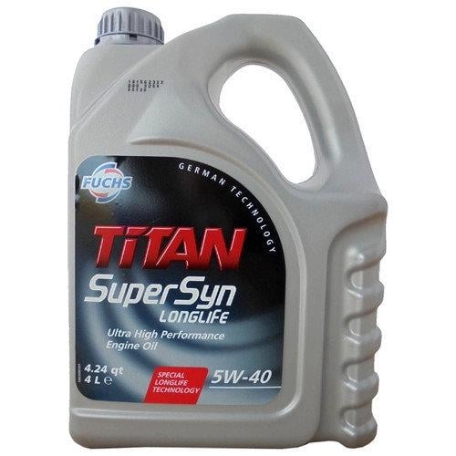 Моторное масло Titan SuperSyn 5W-40 5 л